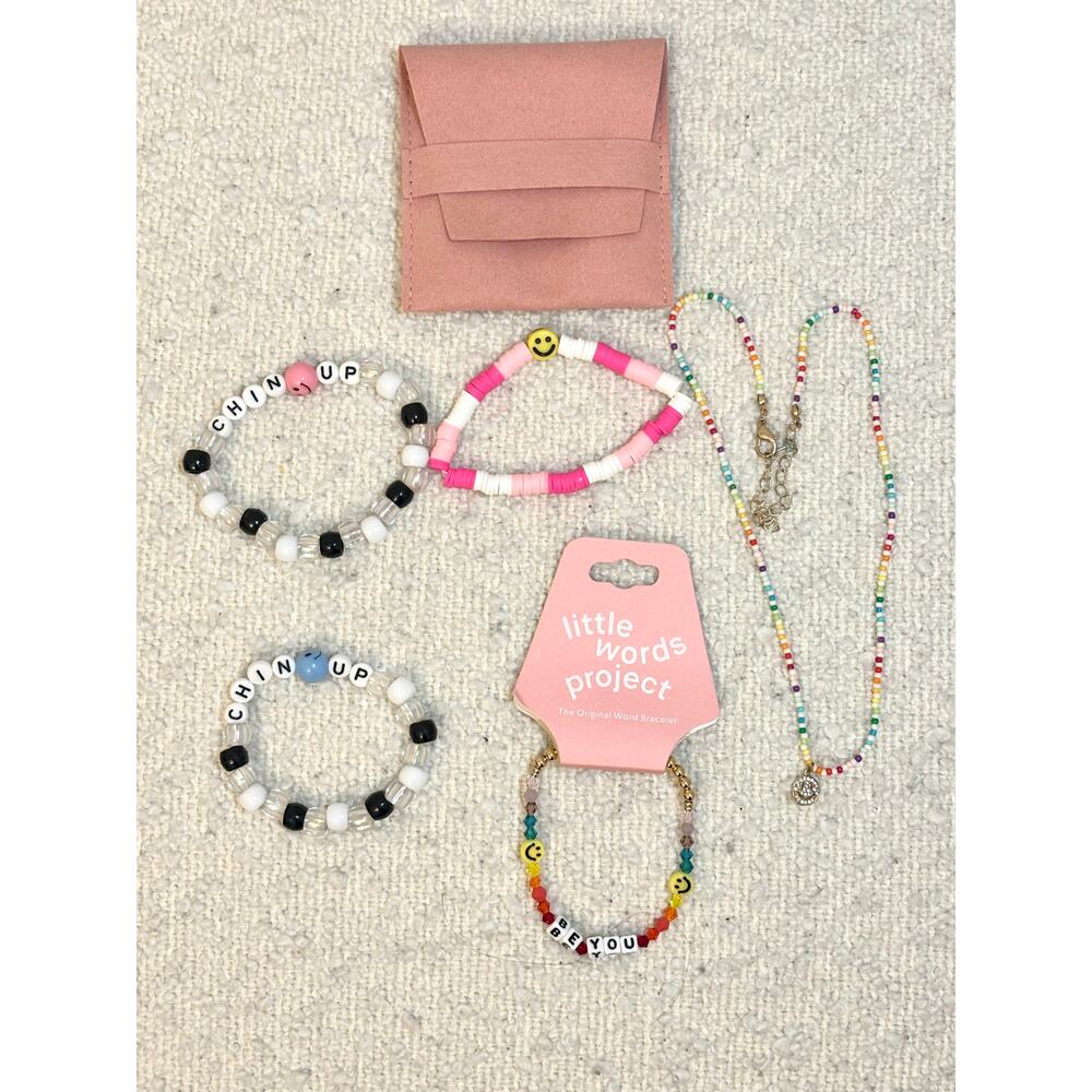 Little Words Project + Beaded Bracelet Set